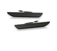 Feu De Gabarit Latéral Arrière Rouge/blanc Pour Ford Pour Mustang 2015-2023, Feux Stationnement/feux Conduite, Latéraux OEM 12 V Feu Arrière LED(Smoked Lens Red)