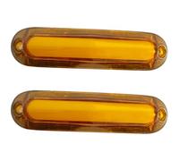 Feu de Gabarit Latéral LED Orange pour Remorque 10-30V, 6 LED | Boîtier PC ABS, Éclairage Économe, Installation Facile, Visibilité Nocturne, Camions, Semi-Remorques et Bateaux