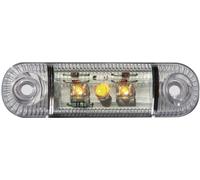 Feu de gabarit latéral orange SecoRüt 61281 verre transparent 12 V, 24 V