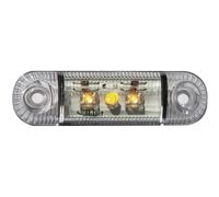 Feu de gabarit latéral orange SecoRüt 61281 verre transparent 12 V, 24 V