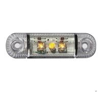 Feu de gabarit latéral orange SecoRüt 61281 verre transparent 12 V 24 V