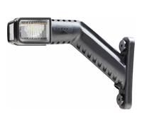 Feu de gabarit LED 12/24V gauche rouge/blanc/orange déporté incliné 176mm ASPOCK - 79893