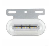 Feu de Gabarit LED 24V pour camion Étanche pour lumière Feu de(White-Yellow)