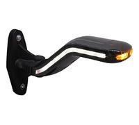 Feu de gabarit LED Lucidity flexible Cobra Gauche, 12 V 24 V, résistant aux chocs, avec marque de contrôle E