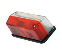 Carpoint Feu de gabarit LED 0414028 rectangulaire rouge/blanc 12 V