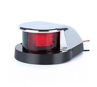 Feu De Navigation LED Gauche Et Droite Latéral Du Navire Signalisation Yacht Accessoires Quincaillerie Marine(Silver)