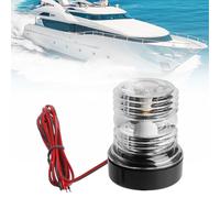 Feu de navigation pour bateaux : feu de mouillage marin 12-24 V CC, feu de mouillage blanc 360°, feu de navigation étanche, feu de pont, feux de navigation LED étanches, feu de mouillage marin pour ba