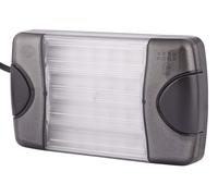 HELLA 2Ba 980 607-201 Feu Clignotant - Duraled - Led - 24/12V - Montage En Saillie/Vissé - Couleur Du Voyant: Limpide - Câble: 2500Mm - Fiche: Extrémités De Câble Ouvertes - Arrière - Quantité: 1