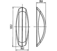 Feu de position gauche 2XS 008 479-061 HELLA