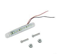 Feu de position latéral 24 V 9 LED pour montage en surface 24 V 9 LED | 9 LED 2835, durée de vie de 50 000 heures, faible chaleur, haute luminosité, lentille rouge pour une visibilité nocturne