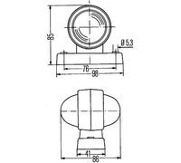 1x Feu d'encombrement HELLA 2XS 955 031-001 convient pour AEBI AUWÄRTER DAF
