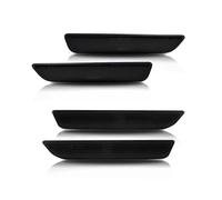 Feu de Position Pour Ford Pour Mustang 2010-2014 Pare-chocs Avant Et Arrière Marqueur Latéral Coques Lentille Rouge Ambre Fumé Sans Ampoule Feu d'encombrement(4pcs front rear a)