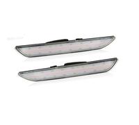 Feu de Position Pour Ford Pour Mustang 2015-2023 Rouge Blanc Feu Position Latéral Arrière Feux Stationnement Latéraux 12V Feux de Position(Clear Lens Red)