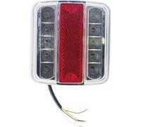 Feu de recul pour remorque droite rouge, argent Berger & Schröter 20186 verre transparent 12 V