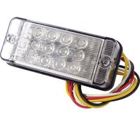 Feu de recul pour remorque gauche, droite SecoRüt 95821 verre transparent extrêmités de câble ouvertes 12 V, 24 V