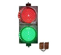 Feu de signalisation à DEL avec télécommande - Signalisation rouge/verte de quai de 8 pouces, lampe indicateur de sécurité durable pour une meilleure gestion du trafic et une visibilité accr