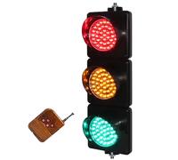 Feu de signalisation à LED, feu Stop 100 mm (4 Pouces), feu de signalisation Rouge, Jaune et Vert, pour distanciation Sociale, Avertissement, signalisation ou Usine (24 V)