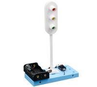 Feu De Signalisation Électrique Pour Enfants, Jouet D'Expérimentation Scientifique Fait À La Main