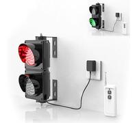 Feu De Signalisation Industriel, Feu Rouge/Vert, Feu Stop avec Télécommande, Visible À Plus De 100 M Et Étanche IP54, Installation Polyvalente pour L'avertissement, L'éclairage Et Le Marquage