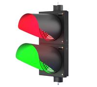Feu de signalisation LED 200 mm/7,8 po,feu stop rouge/vert,avec commande par bouton-poussoir,haute luminosité,adapté à un usage industriel,entrepôt et logistique(12V)