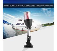 Feu de Signalisation Réglable pour Bateau Marin et Yacht, Ancre Arrière Rabattable, Lampe de Navigation LED