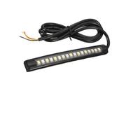 Feu De Stop Universel À 17 LED pour Moto Clignotant Plaque D'immatriculation Feu Arrière(Color-01,A)