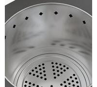 Feu de table sans fumée Outsunny en métal noir pour terrasse et jardin conception compacte chauffage sûr et élégant