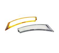 Feu D'encombrement Pour Pontiac Pour Solstice Pour Saturn Pour Sky 2006-2010 Lentille Full LED Feux De Gabarit Avant Et Latéraux Passage Roue Clignotants latéraux(Clear Lens Amber)