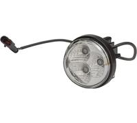 HELLA 2Pt 009 599-111 Led-Feu Diurne - 90Mm - 24/12V - Rond - Couleur Du Voyant: Limpide - Couleur Led: Blanc - Câble: 500Mm - Fiche: Amp - Gauche - Quantité: 1