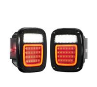 Feu Frein Arrière pour Jeep pour Wrangler CJ TJ YJ JK 2 Pièces Ensemble 83 pour LED Feux Arrière Universels Feux De Freinage Feux De Recul Feux Arrière Voiture