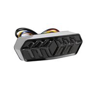 Feu Freinage Feu Arrière Moto 1x Feu Arrière De Moto À LED Noir Ambre, Feu De Freinage, Clignotant, Indicateur, pour MSX Grom CB CBR CTX