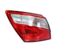 Feu Gauche arrière Compatible Avec Nissan Pour Qashqai 2010 2011 2012 2013 2014 Version UE Feu Arrière Voiture Côté Extérieur Frein Arrière Clignotant Feu Antibrouillard(Left)