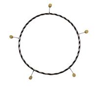 Feu Hula Hoop Cerceau Cerceau Ø 100 cm, 5 Torches, Ø 16 mm