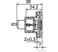 HERTH+BUSS ELPARTS 82710231 Feu de position latéral