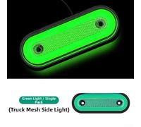 Feu LED Grille pour camion 12V/24V pour clignotant Fixe Haute Intensité | Double mode pour flash et fixe, haute intensité lumineuse, tension 12V-24V, sécurité routière accrue, visibilité (green)