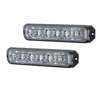 HELLA 2Xd 012 160-901 Led-Feu À Éclats - Bst - 12/24V - Bleu - Raccord Fileté/Montage En Saillie - Câble: 150Mm - Fiche: Extrémités De Câble Ouvertes - Kit