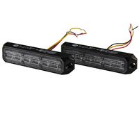 HELLA 2Xd 012 160-871 Led-Feu À Éclats - Bst - 12/24V - Blanc - Raccord Fileté/Montage En Saillie - Câble: 150Mm - Fiche: Extrémités De Câble Ouvertes - Kit