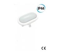 Feu LED pour Extérieur Ovale Soutien 169 X 115 Couleur Blanche Electraline 65005