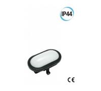 Feu LED pour Extérieur Ovale Soutien 169 X 115 Couleur Noire Electraline 65007