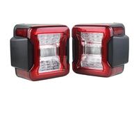 feu Left outside arrière Compatible Avec Jeep Pour Wrangler JK 2007-2017 JL 2018-2024 Feu Arrière Feu De Freinage Arrière Clignotant Feu De Circulation Diurne(Red lens)