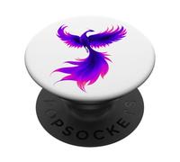 Feu Phénix Oiseau Phénix Spirituel Renaître PopSockets PopGrip Adhésif
