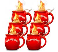 feu Pince Tasse de 6 Kit pour Feuerzangenbowle, le vin chaud (Noël Rouge)