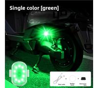 Feu pour clignotant ABS Tactile pour Moto pour voiture Feu pour(Green) | Télécommande incluse, 8 couleurs vives, activation tactile, pour fil, pour facile installation