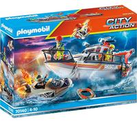 Feu Secours Avec Personnel Motomarine 70140 City Action Set de Jeux (Playmobil)
