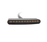 Feu Stop Arrière De Moto 12 V 11 LEd Pour Plaque D'immatriculation Vélo Lampe Décorative Feu Arrière(Black Shell)