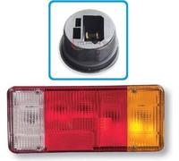 Feu stop arrière droit Iveco Daily EuroCargo, Fiat Ducato, Peugeot Boxer, Renault Master Mascott, Citroen Jumper, 500356782, 01904639, 01904639, 01907700, 01907700, 04808772, 04808774 | avec connecteu