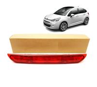 Feu stop central 3e feu de freinage compatible pour Citroën C3 II (année 2009 à 2016) - OEM 6351JS 9683116580 - feu arrière haut 3ème feu LED rouge