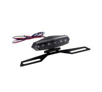 Feu Stop Moto Feu arrière de Moto 12 V 6 LED, Feux arrière, Feux de freinage, feu de Course, Lampe Bicolore, Accessoires de Moto, Support de Montage