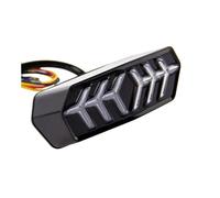 Feu Stop Moto Feu arrière de Moto à LED Ambre Clignotant Rouge Stop Frein feu pour MSX/GROM125 CB650F CBR650F CTX700N YG125