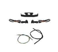 Feu Stop Motocyclette Clignotants LED Avant et arrière 3 en 1, Support de Plaque d'immatriculation latéral pour Sportster S 1250 RH1250S